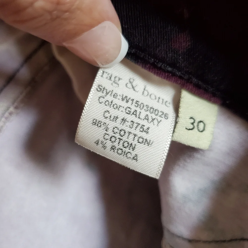 Rag & Bone size 30 Galaxy color jean leggings - Picture 7 of 10